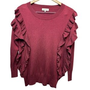 Grace&Lace Ruffle Sweater sz M